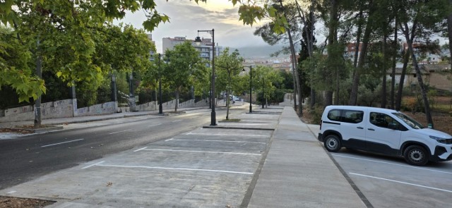 El barrio de Santa Rosa, en Alcoy, ganará unos 250 aparcamientos públicos: 95 ya están operativos junto al Romeral