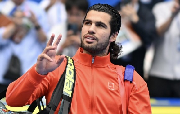 Alcaraz, ante el argentino Juanma Cerundolo el sábado en Shanghai, a por su primer doblete asiático 