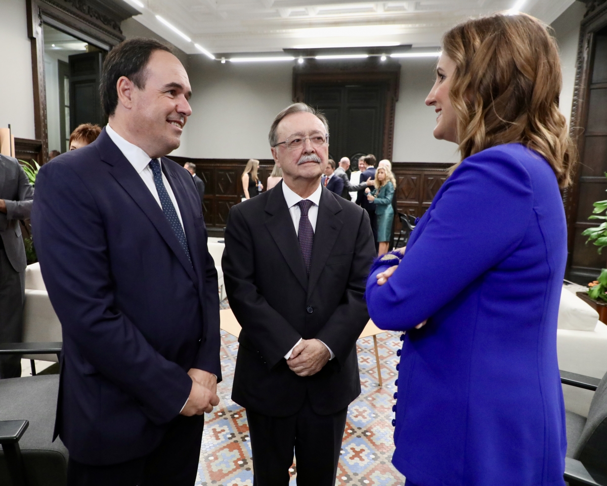 Pérez Llorca, Juan Jesús Vivas y María José Catalá, días atrás.