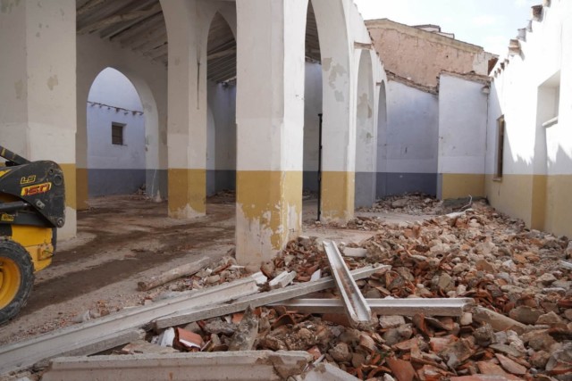 El Pósito de Jumilla encara su rehabilitación tras años de abandono: arrancan las obras, pero no estará listo para Semana Santa