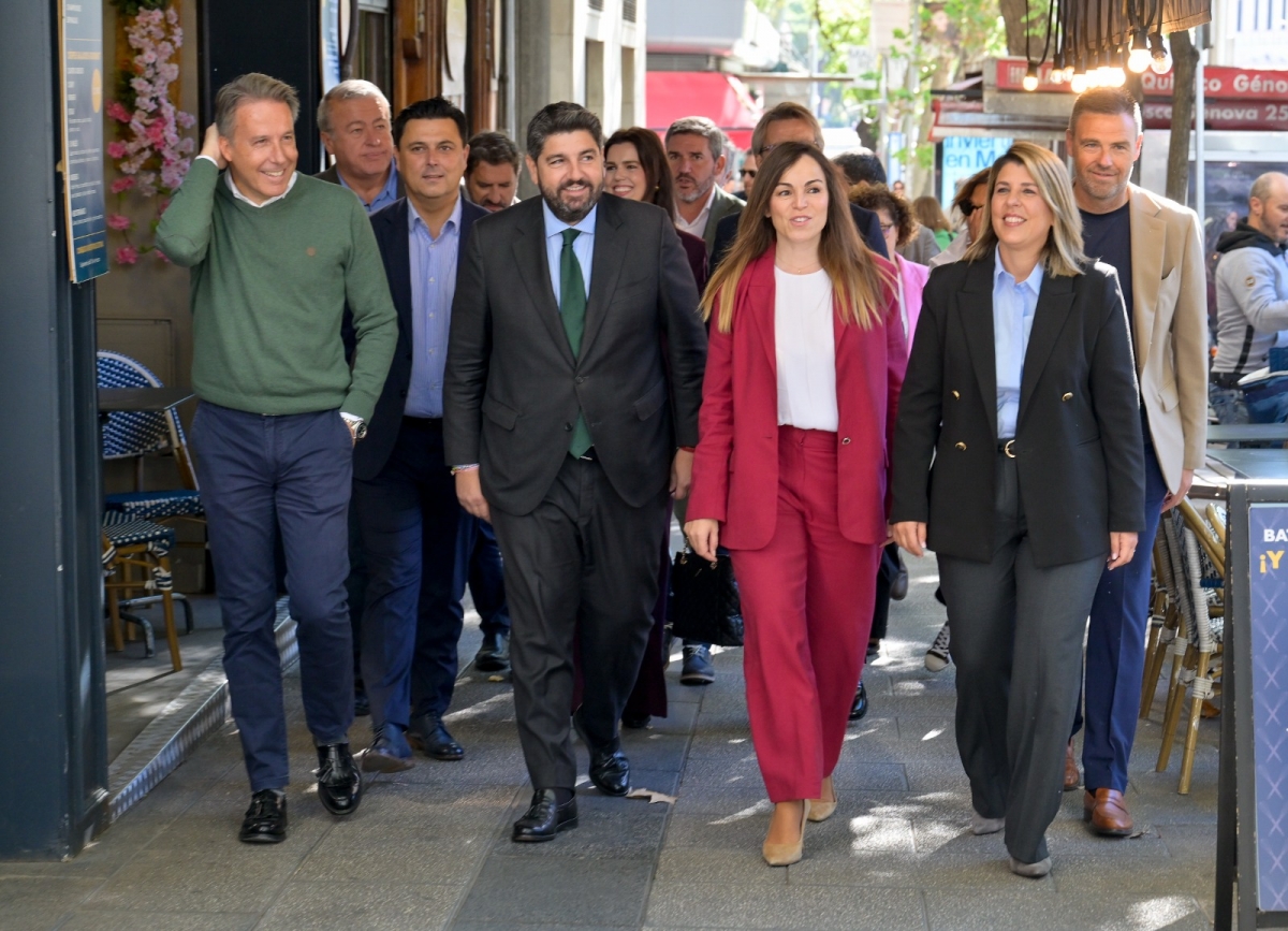 Delegación murciana del PP en Madrid, en la Junta Directiva.
