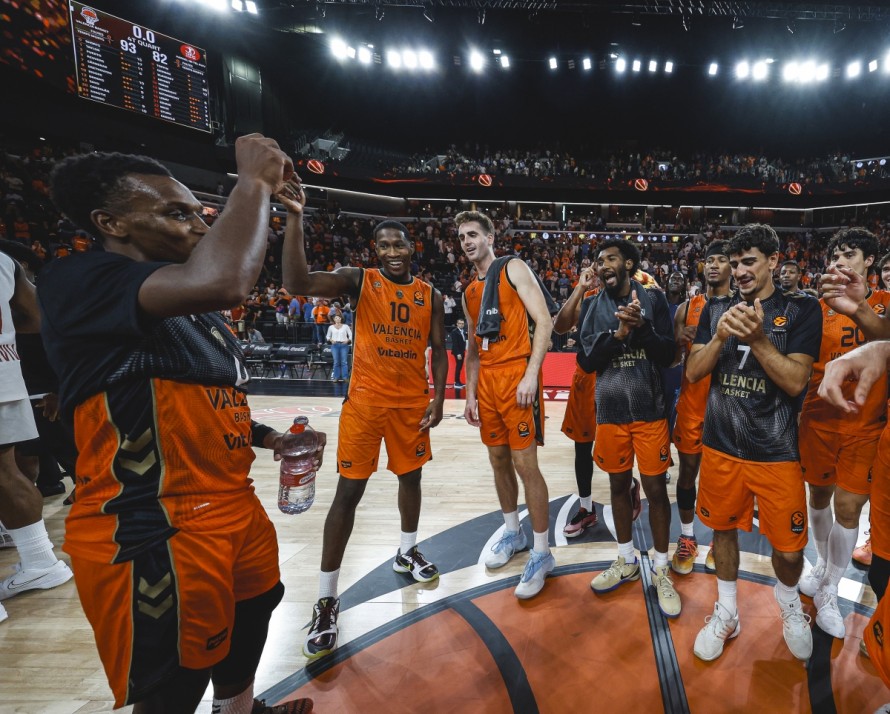Valencia Basket muestra su mejor versión ante Hapoel y firma un arranque de Euroliga histórico