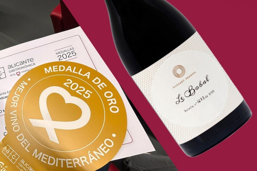 Dussart Pedrón Le Bobal 2023, coronado ‘Mejor Vino del Mediterráneo’