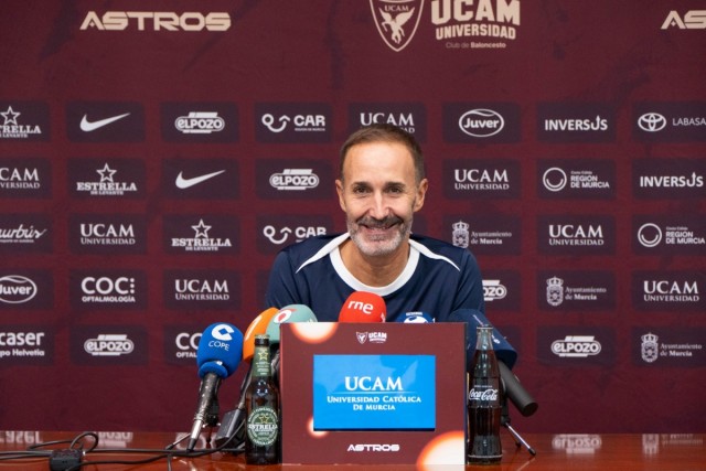 Sito Alonso asegura que en el UCAM Murcia CB 