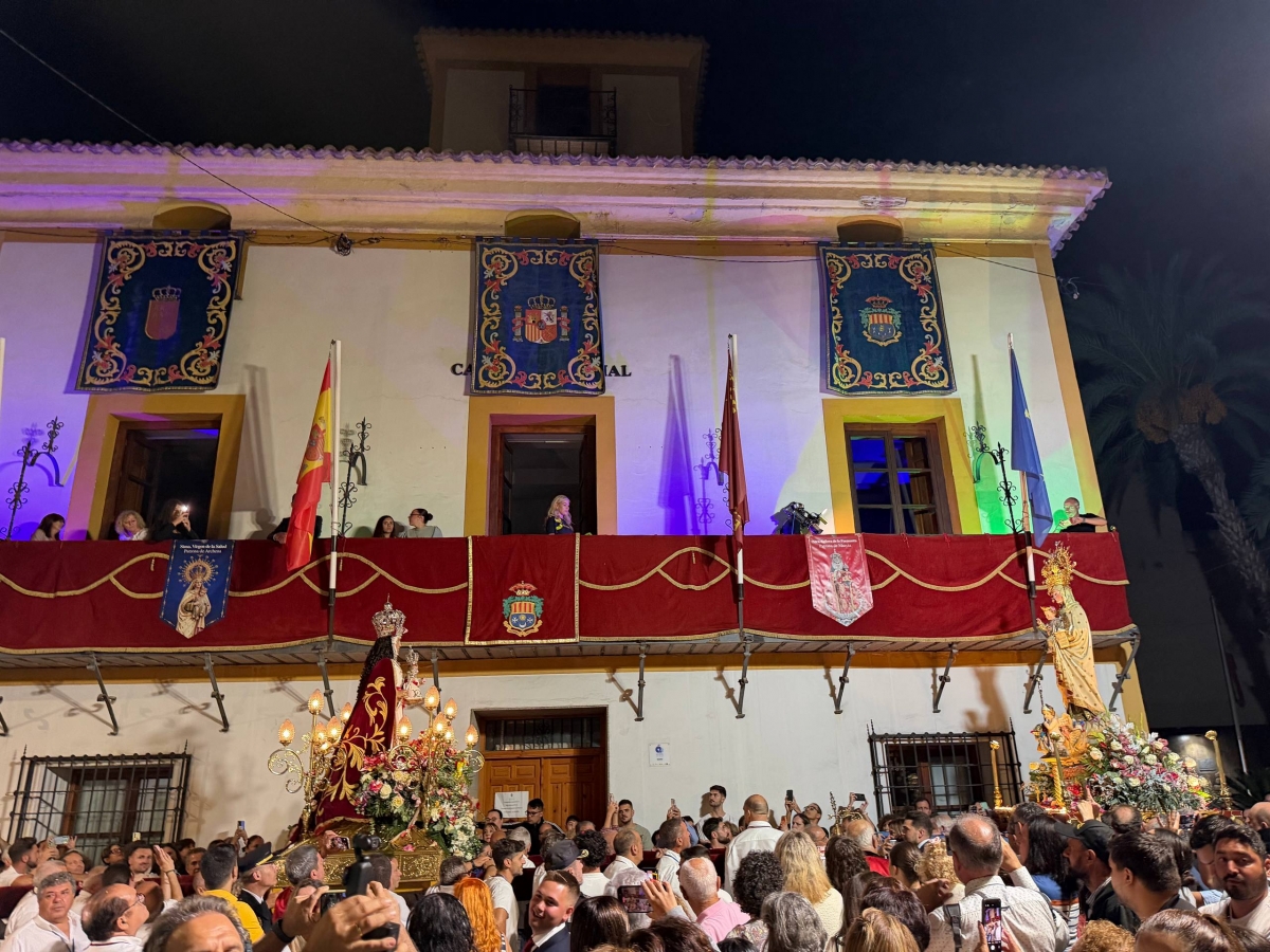 La Virgen de la Salud y la Virgen de la Fuensanta, en Archena, - Foto: AYUNTAMIENTO La Virgen de la Salud y la Virgen de la Fuensanta, en Archena,