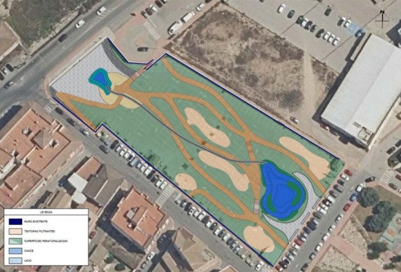San Javier lanza el contrato para protegerse de las lluvias con un parque inundable que costará 1,8 millones