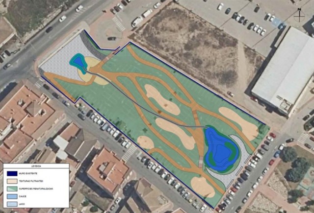 San Javier lanza el contrato para protegerse de las lluvias con un parque inundable que costará 1,8 millones