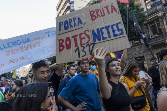 La manifestación del 9 d'octubre en València 2026, en imágenes