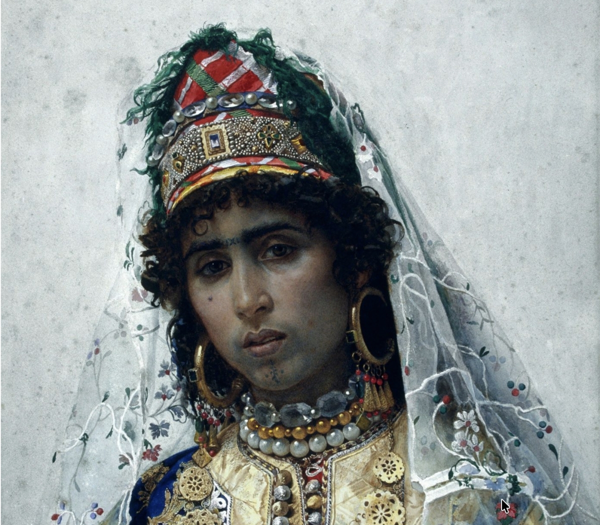 Núvia berber de Josep Tapiró (ca 1896). 