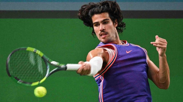 Alcaraz sigue en modo ciclón y despacha a Juanma Cerundolo con un doble 6-3 en su debut en Shanghai