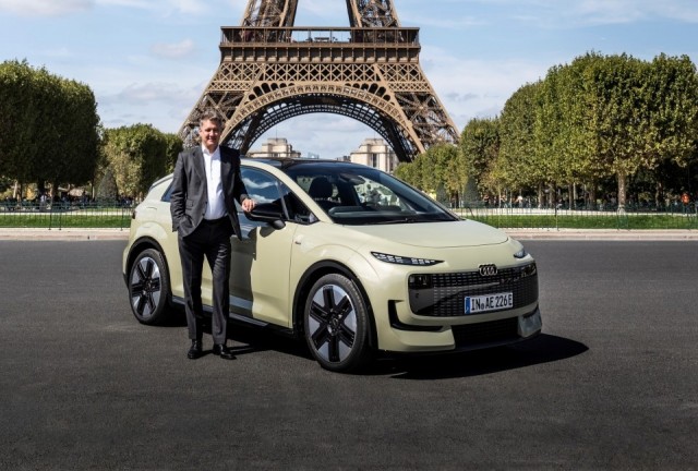 El Audi A2 e-tron en el Salón del Automóvil de París: movilidad eléctrica eficiente para Europa