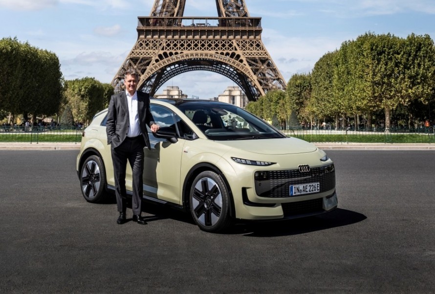 El Audi A2 e-tron en el Salón del Automóvil de París: movilidad eléctrica eficiente para Europa