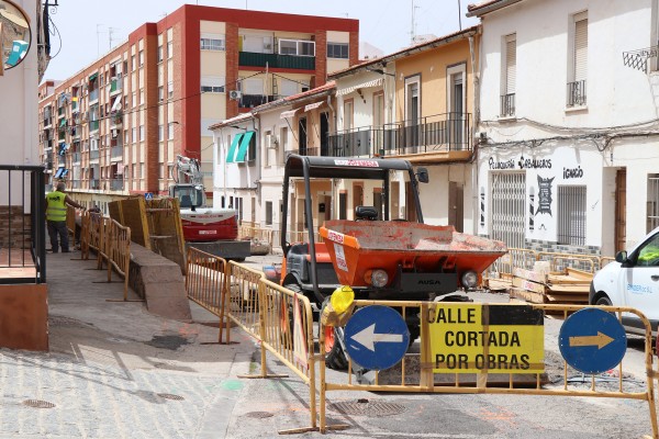Sagunt inicia las actuaciones de mejora de las calles Caballeros, José Lerma y Gilet