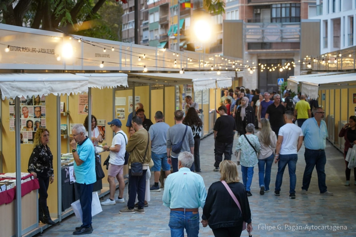 Imagen de archivo de la Feria del Libro de Cartagena.