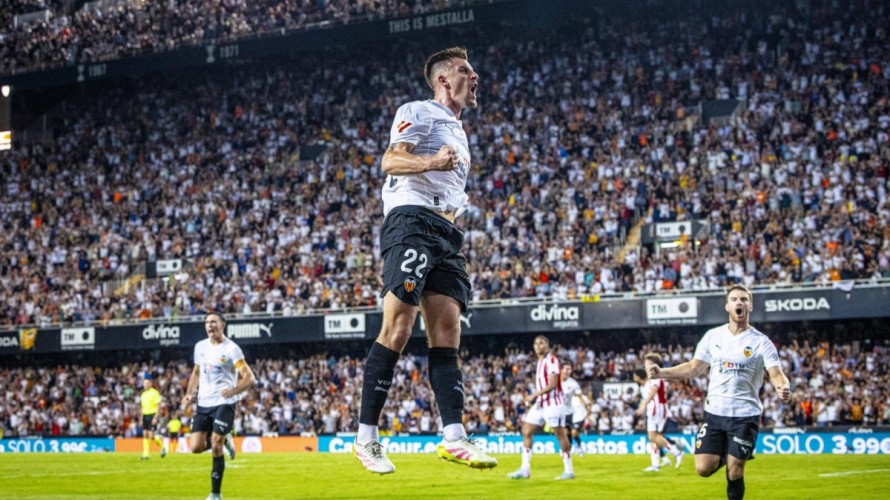 El Valencia ganó en dos de las tres últimas visitas del Athletic a Mestalla