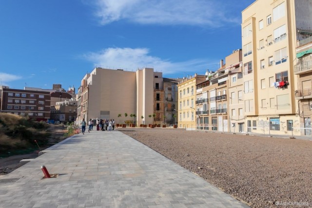 La reforma de la Morería Baja de Cartagena alcanza el 75% y se espera que acabe a final de octubre