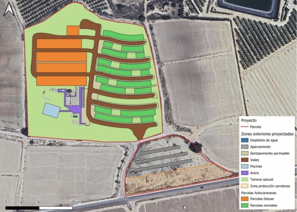 Proyectan un camping para 117 autocaravanas en suelo no urbanizable de San Miguel de Salinas