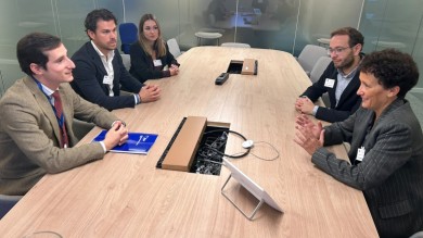 Ballester expone en Bruselas el plan de regeneración urbana sostenible de Onda mediante el Pulmón Verde
