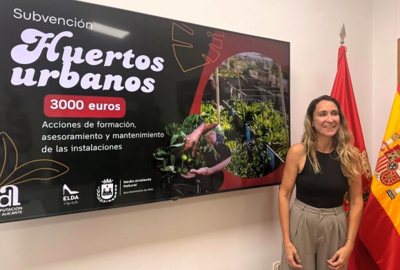 Elda destina 3.000 euros de la Diputación a mejorar sus huertos urbanos municipales