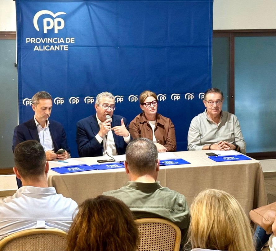 El PP de Alicante aprueba nuevas gestoras en Mutxamel, Novelda y Polop 