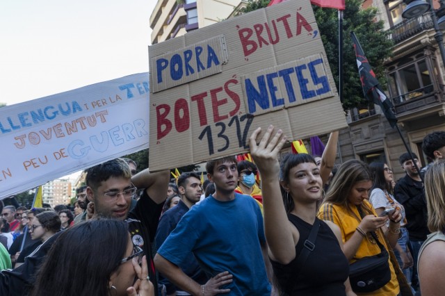 La manifestación del 9 d'octubre en València 2026, en imágenes