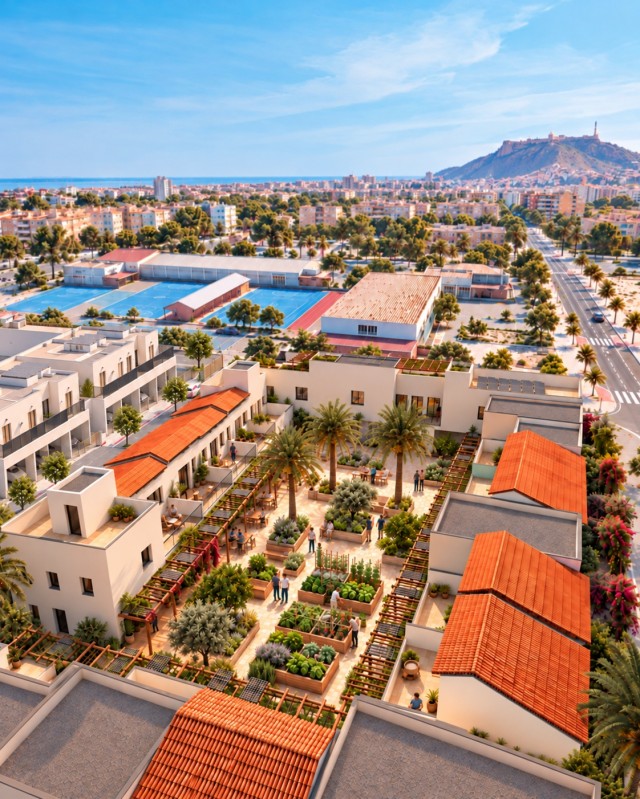 Una cooperativa reactiva la opción del 'cohousing' en Alicante: proyecto con 18 viviendas en Rabasa