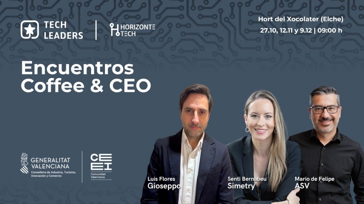 Los participantes en los desayunos sobre IA del CEEI Elche.
