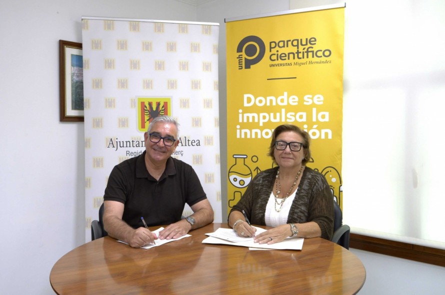El Parque Científico de la UMH y el Ayuntamiento de Altea renuevan por quinta vez consecutiva el programa Altea Emprende