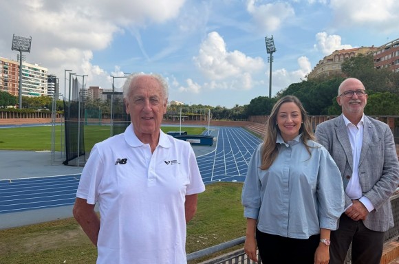 La pista de atletismo del Tramo III del Jardín del Turia reabre tras renovar su pavimento