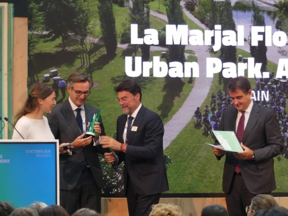 El parque La Marjal de Alicante, premio europeo Nueva Bauhaus a la sostenibilidad e innovación