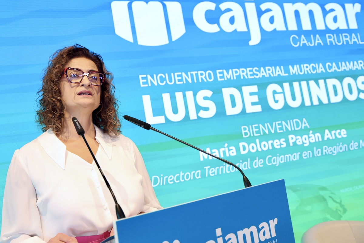 María Dolores Pagán Arce, directora territorial de Cajamar en la Región de Murcia.