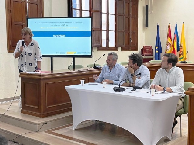 Benetússer inicia la segunda fase de reconstrucción del alcantatillado afectado por la Dana