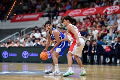 Juani Marcos, base argentino del UCAM CB, apunta a varias semanas de baja por una microrrotura
