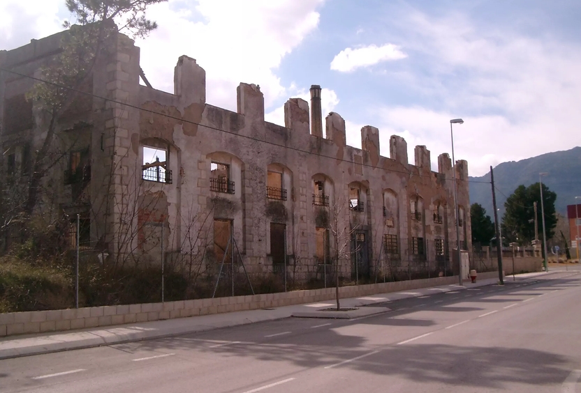Estado actual del edificio industrial.