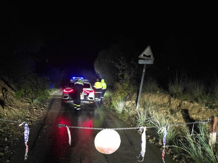Xàbia cierra caminos en la Barranquera y los accesos al río Gorgos por la dana Adam