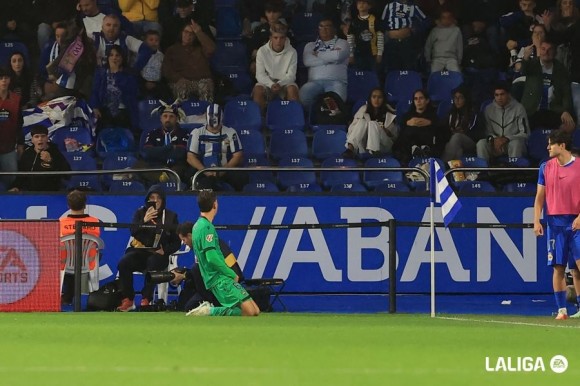 Requena: “El gol -ante el Depor- lo meto yo, pero el trabajo es de todo el equipo”