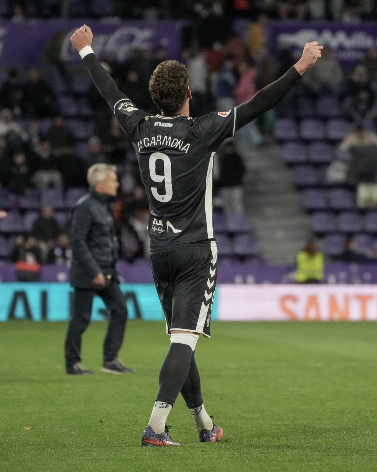 Mariano tras marcar el gol de la victoria