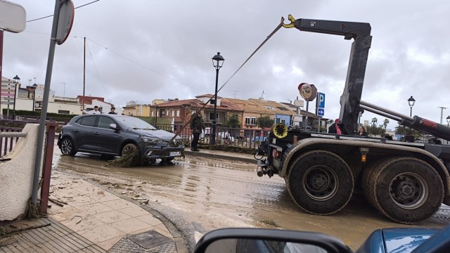 Los efectos del temporal en la Marina Alta, en imágenes 