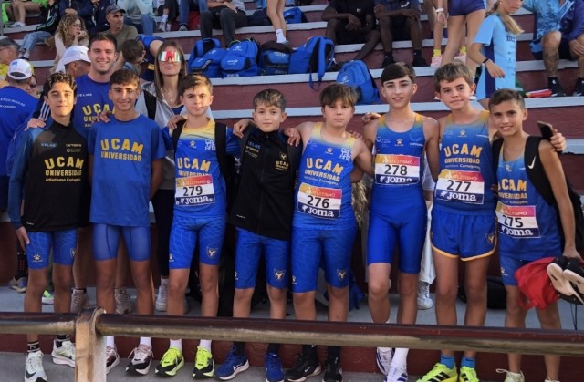 Nicolás Aniorte, del UCAM Cartagena, gana el oro en los 80 metros vallas del Nacional sub 14 por equipos