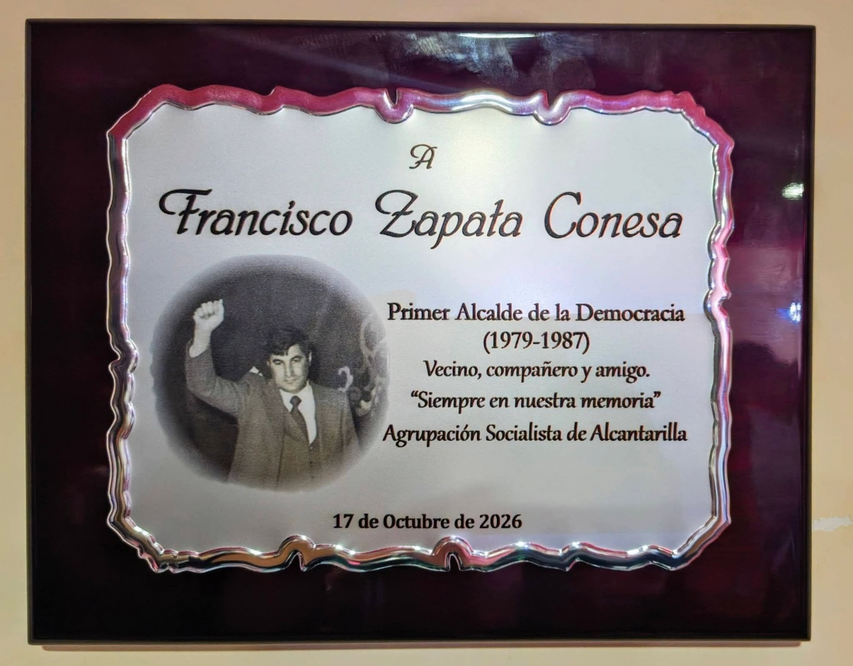 Acto Homenaje Paco Zapata en Alcantarilla. - Acto Homenaje Paco Zapata en Alcantarilla.
