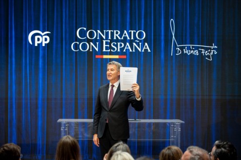 Feijóo presenta su 'Contrato con España' : 12 promesas entre las que no está la reforma del sistema de financiación