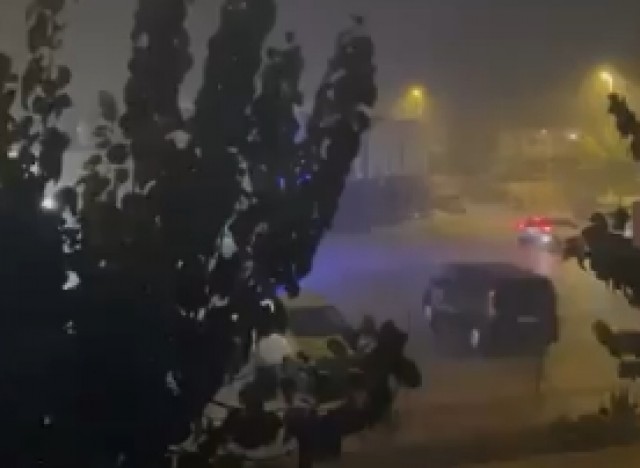 La tormenta golpea los municipios del Mar Menor: Los Alcázares pide a sus vecinos que permanezcan en las zonas altas de sus casas