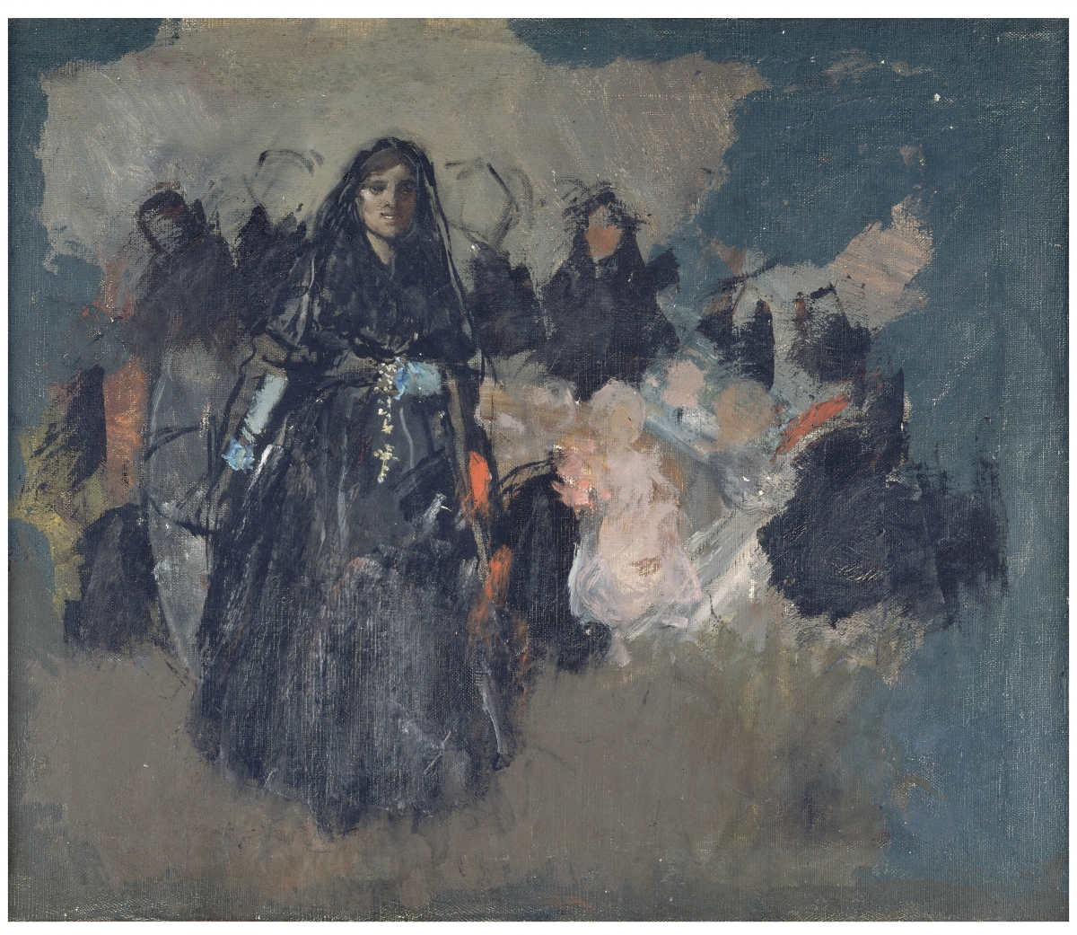Ignacio Pinazo Camarlench, Clavariesas, 1900.