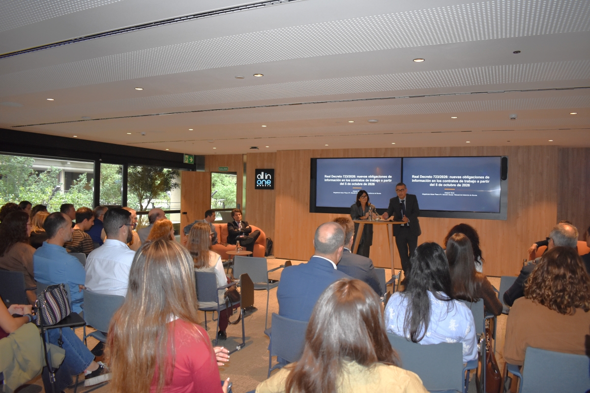 Jornadas de derecho laboral. - Foto: CAIXABANK Jornadas de derecho laboral.