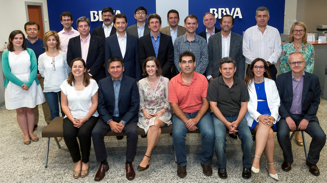 Foto de familia de los economistas jefes del BBVA - 