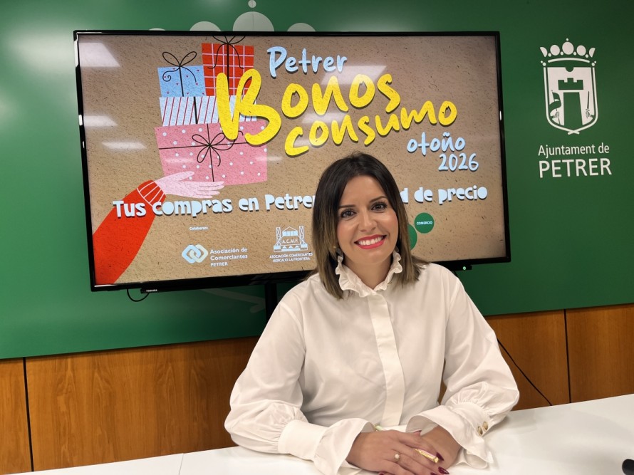  Petrer recupera los bonos consumo con 454.200 euros en ayudas para movilizar casi un millón en el comercio local