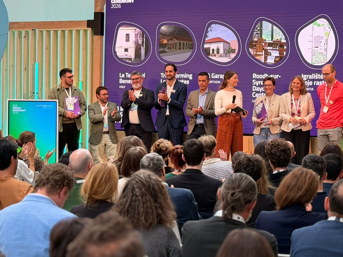 Entrega del premi a  Brussel·les.