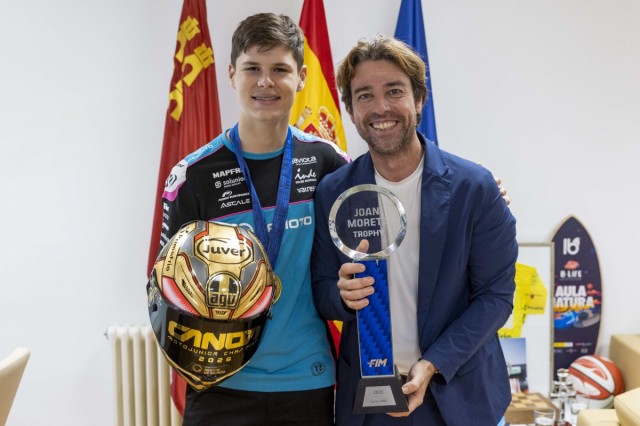 Carlos Cano, campeón mundial júnior de Moto 3: 