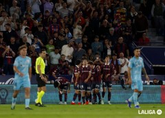Las notas del Levante UD 3-1 Athletic Club: Dos 'zarpazos' de Brugué y Etta Eyong vuelve a marcar