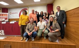 Cámara Alcoy premia a Apialcoy, La Casa de Luna, Manetes de Punt y Frankie's en la Nit del Comerç